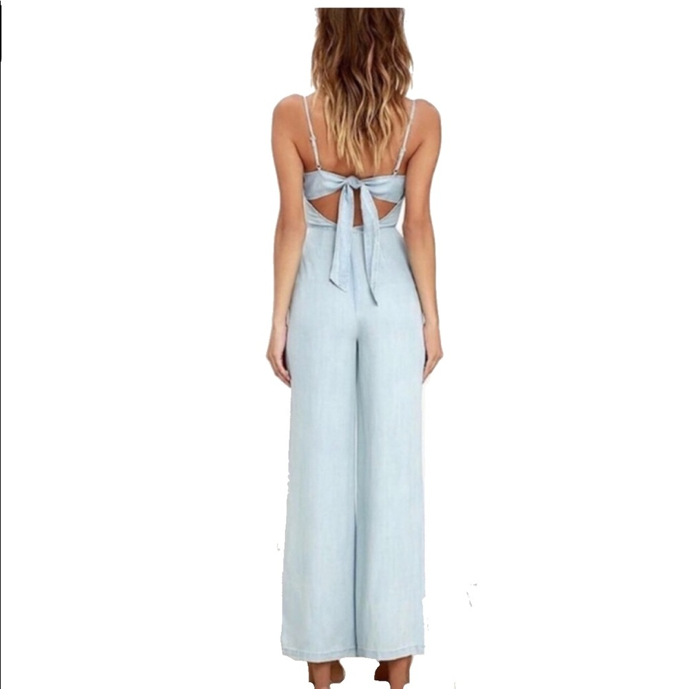BB Dakota Elliot Chambray Denim Jumpsuit